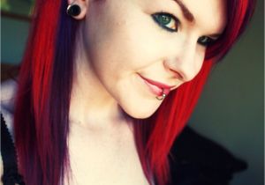 Hairstyles Dyed Underneath Red On top Purple Underneath Via Not Your Typical Hair Blog