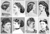 Hairstyles Elizabethan Era Victorian Hairstyles 1859 1869 Pinterest