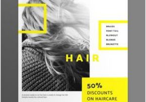 Hairstyles Flyer Design 107 Best Poster Templates Images In 2019