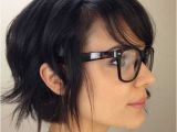 Hairstyles for Bangs and Glasses Adorable Textured Bob On Medium to Fine Textured Hair Side Swept