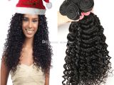 Hairstyles for Black Virgin Hair Brazilian Virgin Hair Deep Wave Human Hair Weave 4 Bundles Brazilian