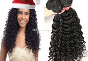 Hairstyles for Black Virgin Hair Brazilian Virgin Hair Deep Wave Human Hair Weave 4 Bundles Brazilian