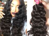 Hairstyles for Black Virgin Hair Nadula Cheap Peruvian Virgin Hair 4 Bundles Natural Wave Thick Wavy