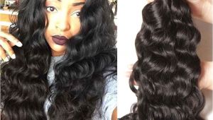 Hairstyles for Black Virgin Hair Nadula Cheap Peruvian Virgin Hair 4 Bundles Natural Wave Thick Wavy