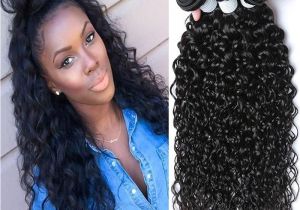 Hairstyles for Black Virgin Hair Peruvian Water Wave Weave Ocean Wave Virgin Hair 3 Bundles Peruvian