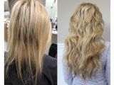 Hairstyles for Blonde Hair Extensions Natural Beaded Rows Extensions before and after Hair Extensions