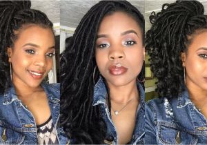 Hairstyles for Crochet Faux Locs Howto Freetress Crochet Goddess Locs Loc Love Pinterest