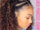 Hairstyles for Curly Hair for College Princess Crown Braid E the Best Updated Version for Teenage