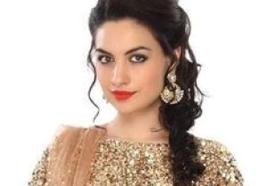 Hairstyles for Curly Hair On Lehenga 28 Best Lehenga Hairstyles Images