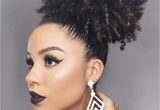 Hairstyles for Curly Hair Using Clips Short High Afro Ponytail Clip In Afro Kinky Curly Hair Drawstring