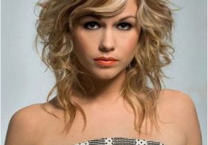 Hairstyles for Curly Hair with Bangs Medium Length Shoulder Length Naturally Curly Hairstyles