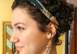 Hairstyles for Curly Hair with Headband Headband Hairstyles for Short Hair Beautiful Enchantinga Parents Od