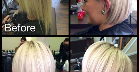 Hairstyles for Damaged Blonde Hair Transformation From Box Colour & Damaged to Blonde & Sharp