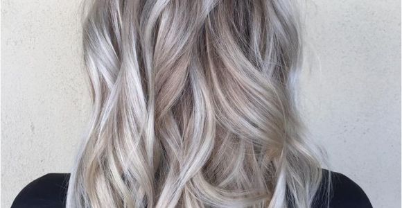 Hairstyles for Dark Hair Going Grey Od Dark Hair with Silver Platinum Highlights