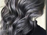 Hairstyles for Dark Hair Going Grey soft Smokey Silver Grey Highlights On Dark Hair â¡
