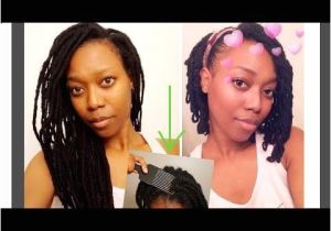 Hairstyles for Dreadlocks Youtube 5 Month No Retwist Update & Style Faux Bob