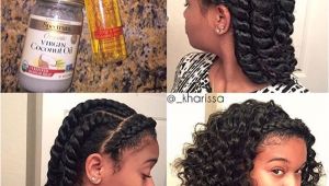 Hairstyles for Going Back Natural by Kharissa E Braid In the Front 5 Twists In the Back