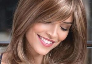 Hairstyles for Haircut On One Side Mixed Color E Side Part Straight Synthetic Hair Capless Capless 14