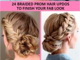 Hairstyles for Homecoming with Braids 42 Braided Prom Hair Updos to Finish Your Fab Look
