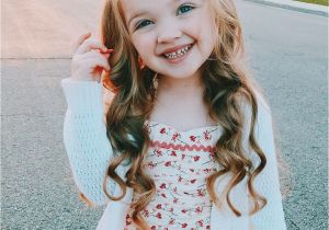 Hairstyles for Little Girls with Curly Hair Little Girl Hairstyle Long Hair Curls Curled Wavy Beach Waves