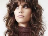 Hairstyles for Long Curly Hair No Bangs 104 Best Curly Bangs Images