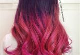 Hairstyles for Long Dip Dyed Hair Opals Purple Dip Dye Fade Pink Balayage Ombre Hair Dye Effect Ideas