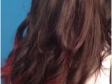 Hairstyles for Long Dip Dyed Hair Red Dip Dye and Waterfall Braid Hair
