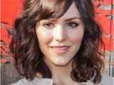 Hairstyles for Medium Length Curly Hair with Side Bangs 134 Best Hairstyles Images On Pinterest