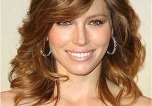 Hairstyles for Medium Length Curly Hair with Side Bangs 30 Best Curly Hair with Bangs