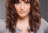 Hairstyles for Medium Length Curly Hair with Side Bangs Cute Hairstyles for Medium Curly Hair with Side Bangs