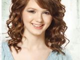 Hairstyles for Medium Length Curly Hair with Side Bangs Low Maintenance Hairstyles for Girls with Curly Hair