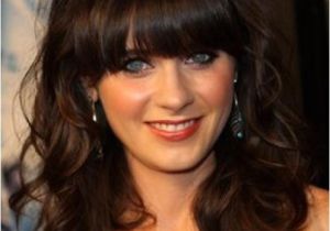 Hairstyles for Medium Length Curly Hair with Side Bangs Medium Wavy Hairstyle with Bangs Hairstyles Weekly