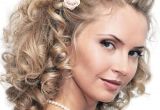 Hairstyles for Medium Length Hair for A Wedding Wedding Hairstyles Curly Hair Medium