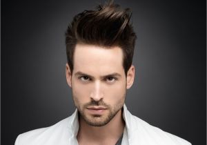 Hairstyles for Men with Gel Guy with His Hair Cut Around the Ears and Styled with Gel