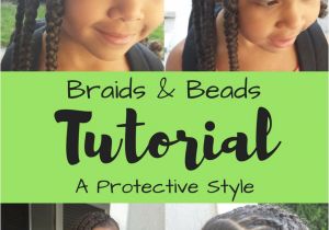 Hairstyles for Mixed Little Girls Braids & Beads Tutorial A Protective Style Biracial Hair Care