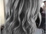 Hairstyles for Natural Blonde Hair Silver Ombre On Black Base Aboutwomanbeauty