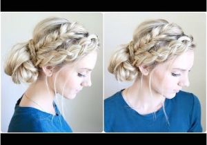Hairstyles for Out Of the Shower Hair Mixed Braid Bun Cute Girls Hairstyles