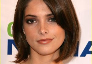 Hairstyles for Round Faces Party ashley Greene Lakers Party Short Hair after Locks Of Love
