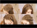 Hairstyles for School Long Hair Youtube the 2 Minute Rope Braid Hairstyle