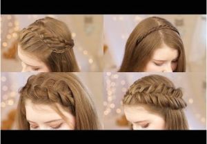 Hairstyles for School Long Hair Youtube the 2 Minute Rope Braid Hairstyle