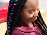 Hairstyles for School with Box Braids Jumbo Box Braids Hair Pinterest