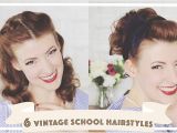 Hairstyles for School Year 7 6 Easy Vintage 1950s Back to School Hairstyles [cc]