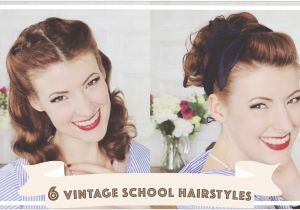 Hairstyles for School Year 7 6 Easy Vintage 1950s Back to School Hairstyles [cc]