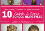 Hairstyles for School Yt 40 Best Quick Hairstyles Images