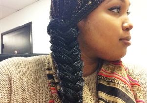 Hairstyles for Senegalese Twist Braids Senegalese Twists Fishtail Braid Protective Styles Micro Twists