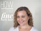 Hairstyles for Thin N Curly Hair How to Style Fine Curly Hair Hair Romance