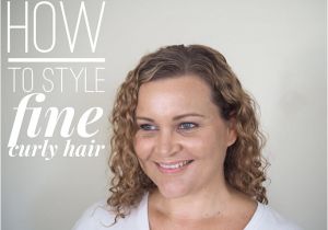 Hairstyles for Thin N Curly Hair How to Style Fine Curly Hair Hair Romance