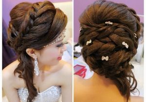 Hairstyles for Wedding Dinner Wedding Dinner Makeup and Hairdo Braided Hairstyle