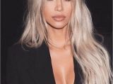 Hairstyles for Women with Long Noses Kim Kardashian Elegant Straight Super Long Synthetic Hair Lace Front