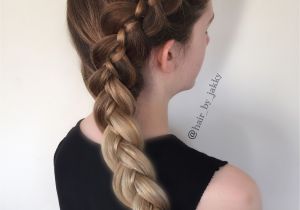 Hairstyles French Braids Side Five Strand Side Dutch Braid I Love How the Ombre Looks with This